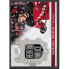 150 Samuel Morin - Heir to the Ice 2017-18 Canadian Tire Upper Deck Team Canada